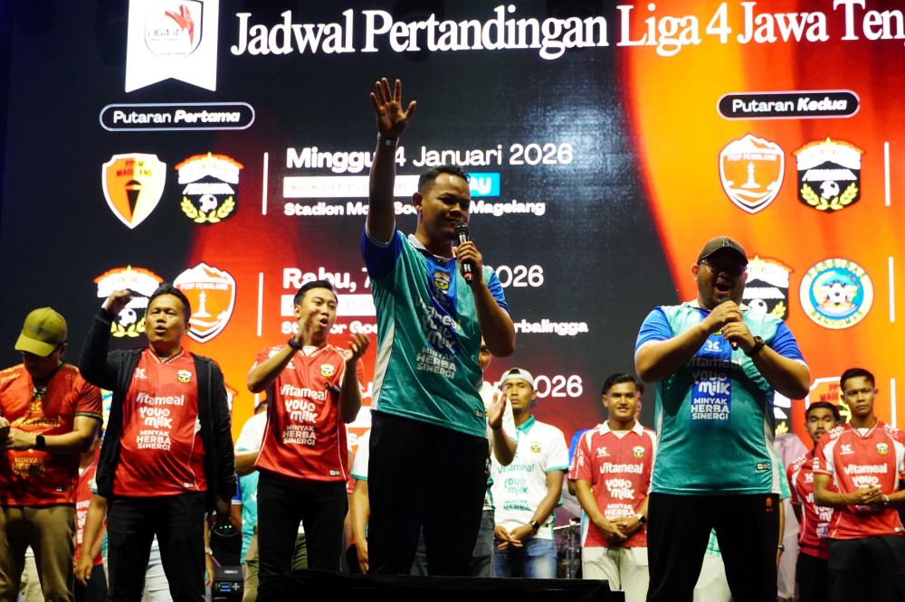 Persibangga Resmi Diluncurkan, Bupati Purbalingga Canangkan Target Tembus Liga 3