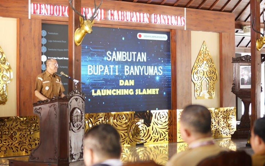 Pemkab Banyumas Hadirkan Aplikasi SLAMET, Inovasi Digital Permudah Layanan Kepegawaian ASN