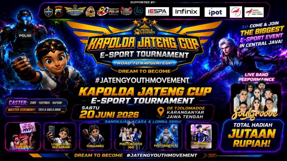 Kapolda Jateng Cup E-Sport 2026 Kian Dekat, Tim Polres Rembang Siap Berburu Prestasi di De Tjolomadoe