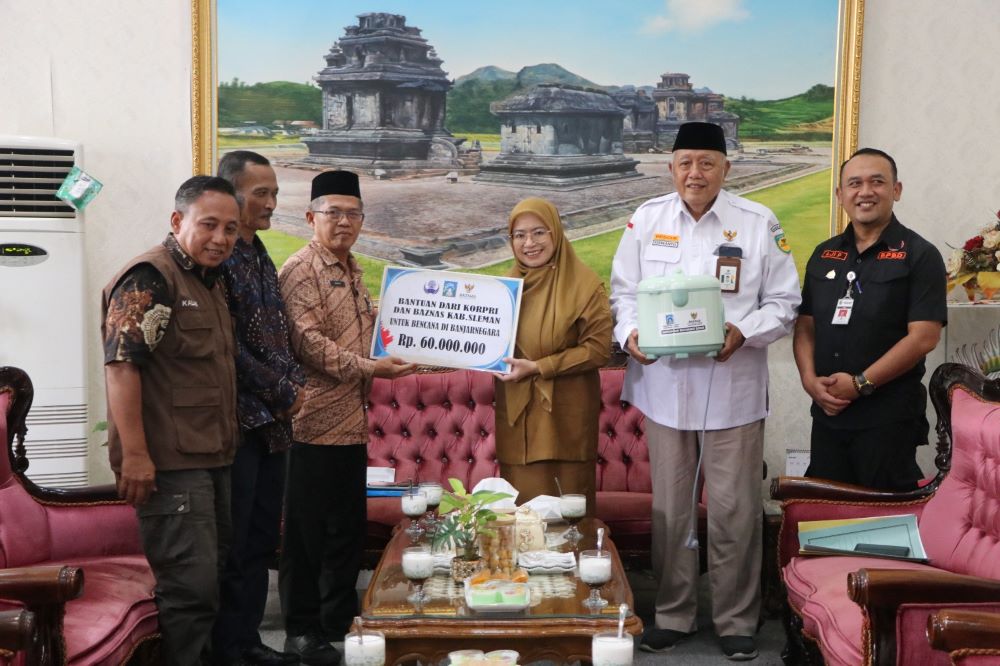 Kolaborasi Daerah Tangani Bencana, Sleman Bantu Warga Terdampak Longsor Banjarnegara