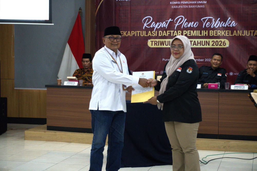 KPU Banyumas Tetapkan 1,4 Juta Pemilih di Triwulan III 2026