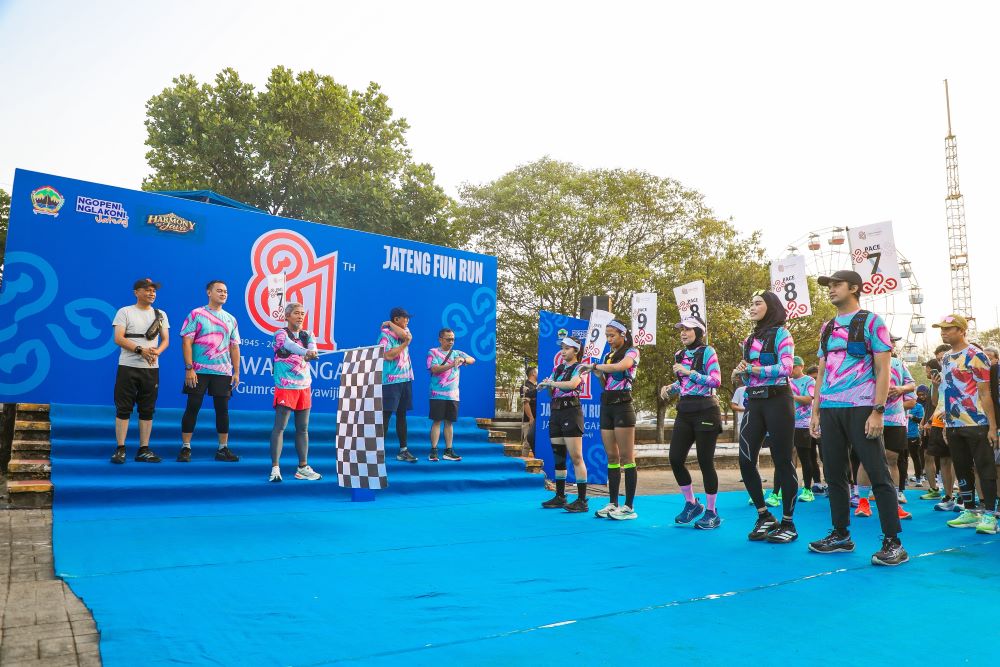 Jateng Fun Run 8,1K Jadi Momentum Bangkitkan Lagi Maerokoco dan PRPP Semarang