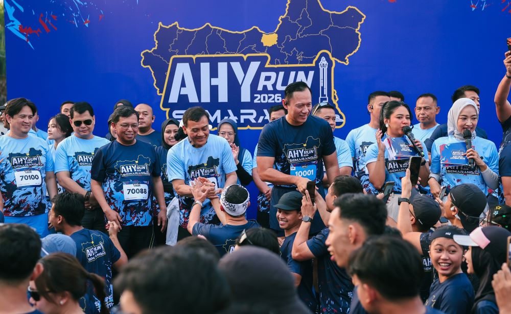 5.500 Pelari Ramaikan AHY Run Semarang 2026