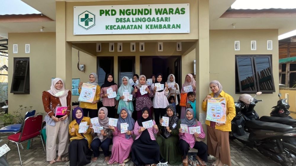 Rembug Menu Bumil Desa Linggasari, Ibu Hamil Belajar Susun Menu Gizi Seimbang untuk Cegah BBLR