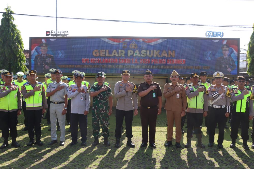 Operasi Keselamatan Candi 2026 Digelar, Polres Kebumen Terjunkan 88 Personel 