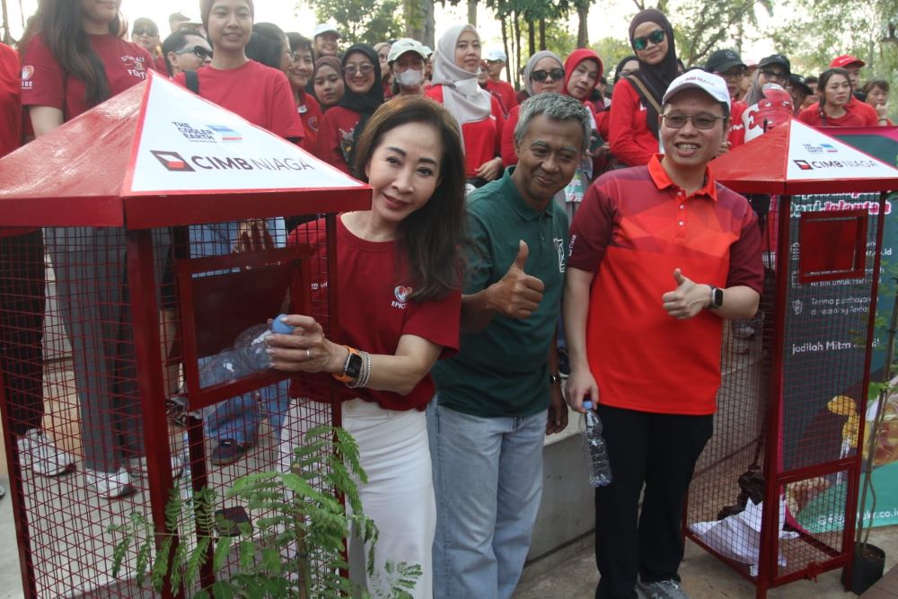 CIMB Niaga Gelar Aksi Peduli Lingkungan, Minyak Jelantah Diubah Jadi Donasi untuk Cegah Stunting