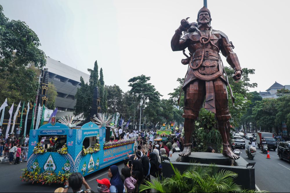 Pawai Ta’aruf MTQ Nasional 2026 di Semarang Jadi Panggung Keragaman Budaya Indonesia