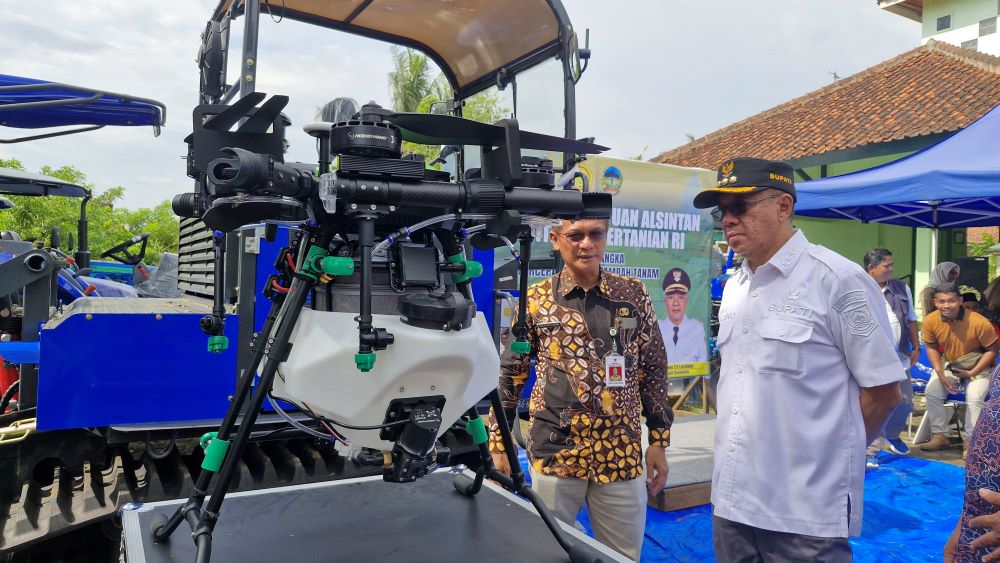 Terima 34 Alsintan, Dinpertan Banyumas Optimistis Perkuat Kemandirian Pangan