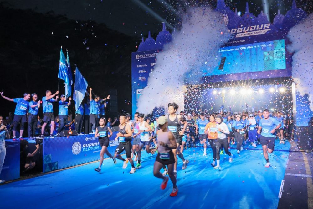 Rupiah Borobudur Playon 2026 Salurkan Donasi Rp600 Juta untuk 10 Desa, Sport Tourism dan UMKM Ikut Terdongkrak
