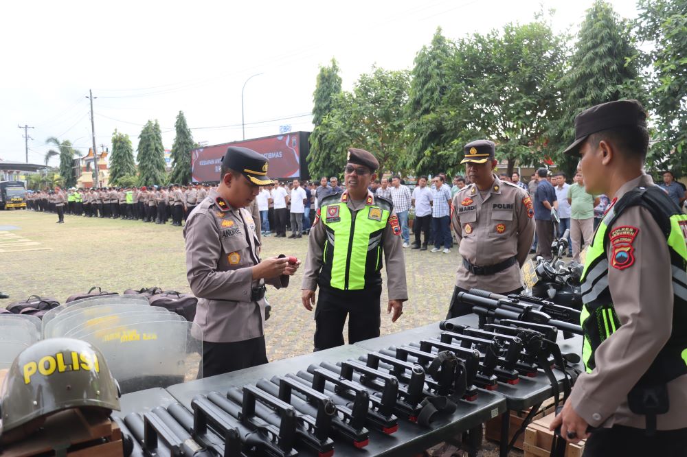 Polres Kebumen Siagakan Personel dan Peralatan, Antisipasi Gangguan Kamtibmas