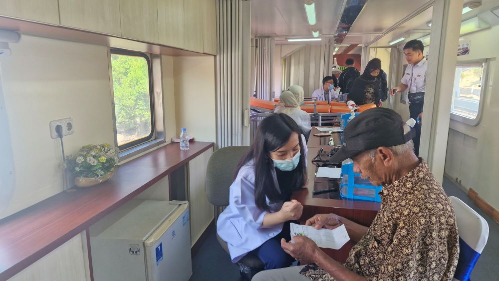 KAI Daop 5 Purwokerto Gelar Rail Clinic di Bumiayu, Warga Antusias Periksa Kesehatan Gratis