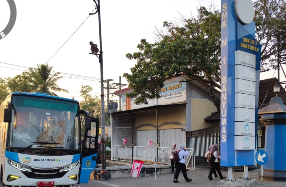 Dishub Banyumas Perluas Bus Sekolah Gratis, Rute Kalibagor-Banyumas Mulai Diuji Coba