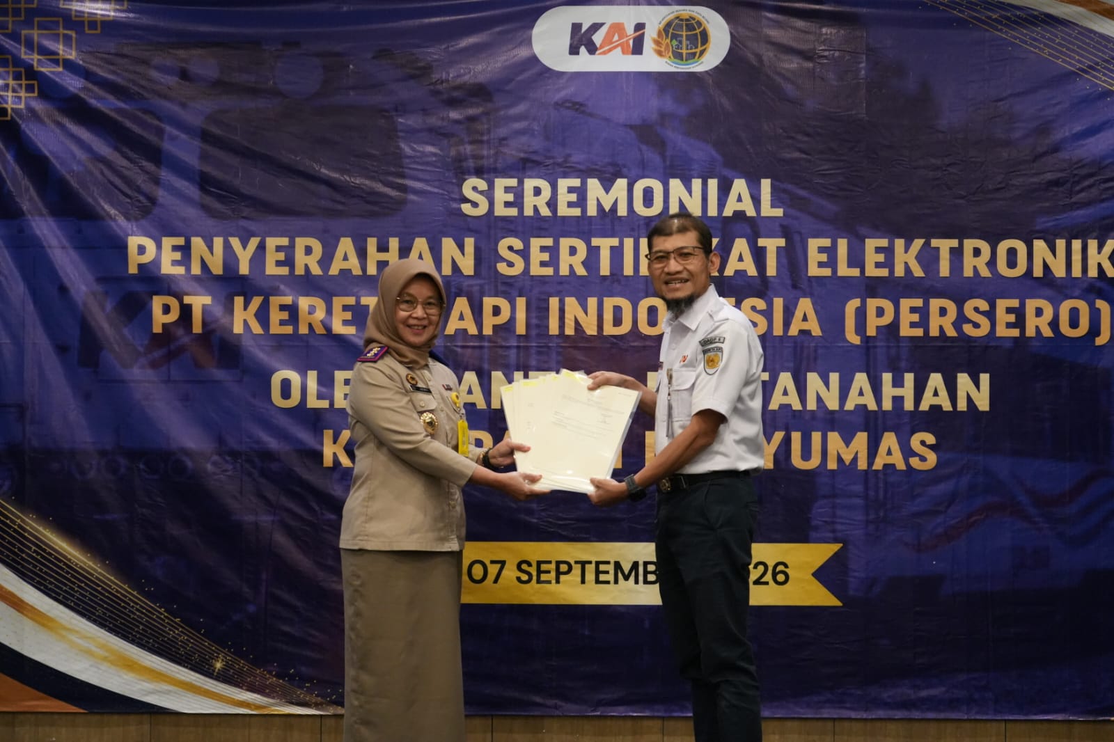 Sertifikasi Jadi Langkah KAI Daop 5 Purwokerto Perkuat Kepastian Hukum dan Cegah Sengketa Aset
