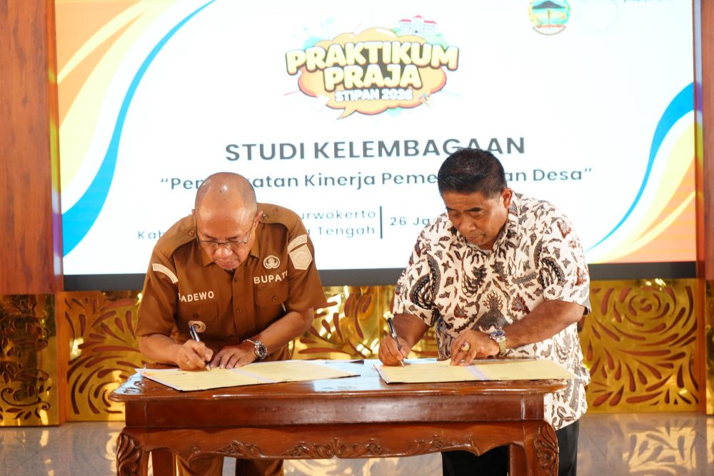 Purwokerto Jadi Laboratorium Tata Kelola Desa bagi Mahasiswa STIPAN Asal Papua