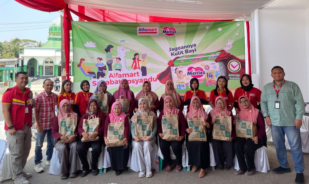 Kolaborasi Merries Jagoan Kulit Bayi dengan Alfamart Sahabat Posyandu, Targetkan 2.800 Penerima Manfaat