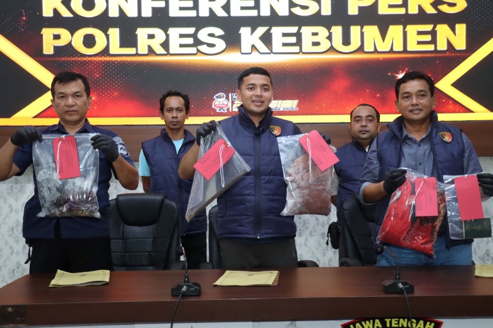 Polres Kebumen Ungkap Motif KDRT di Buayan, Cemburu Jadi Pemicu Dua Korban Tewas