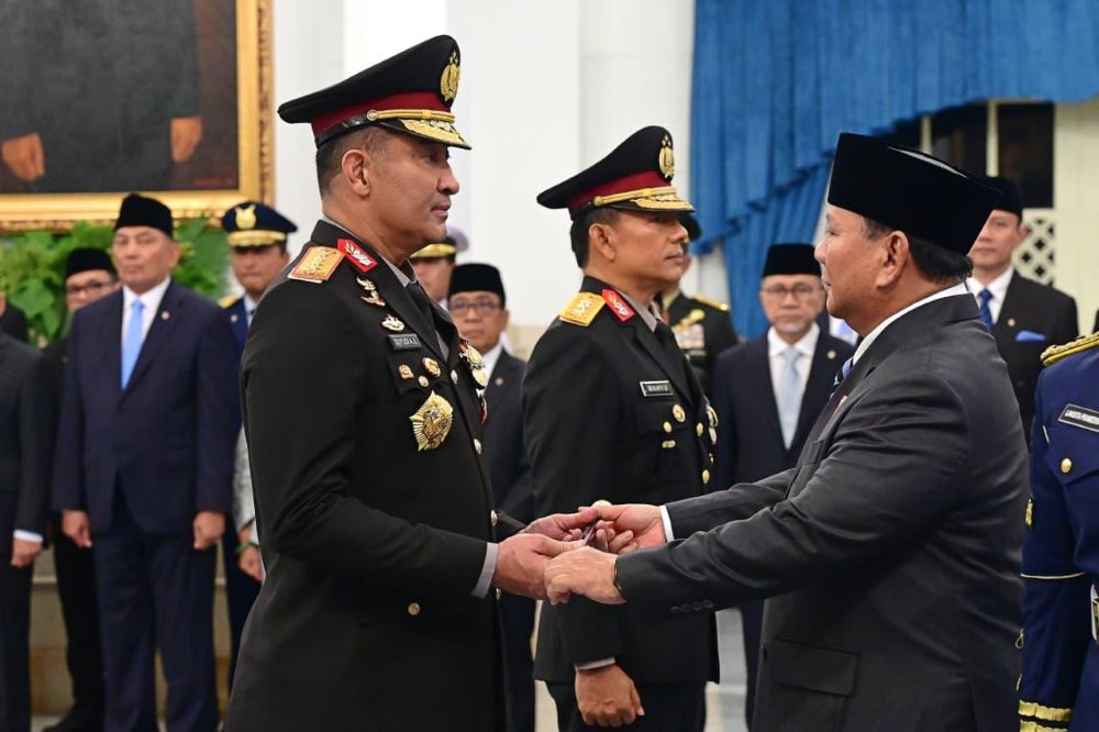Prabowo Lantik Suyudi Ario Seto Jadi Kapolri, Listyo Sigit Jabat Kepala Staf Kepresidenan