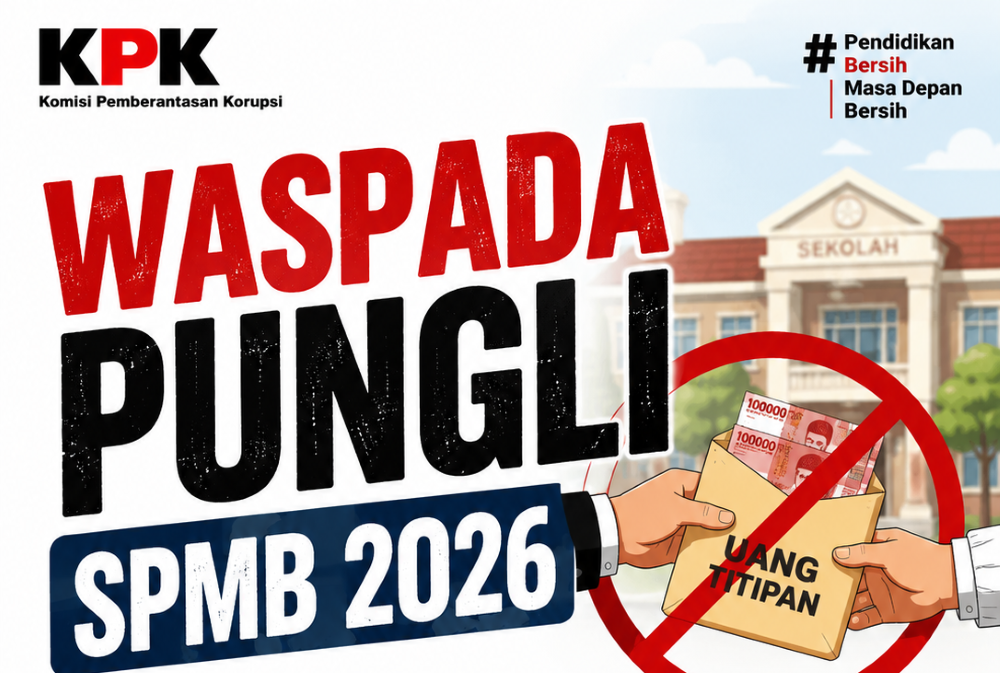KPK Soroti Praktik Titipan dan Pungli Saat SPMB 2026, Integritas Pendidikan Terancam Sejak Awal