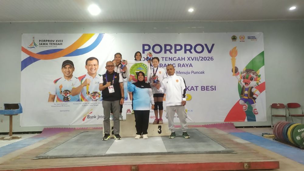 Porprov Jateng 2026, Ida Apri Astuti Sumbang Perak untuk Angkat Besi Banyumas