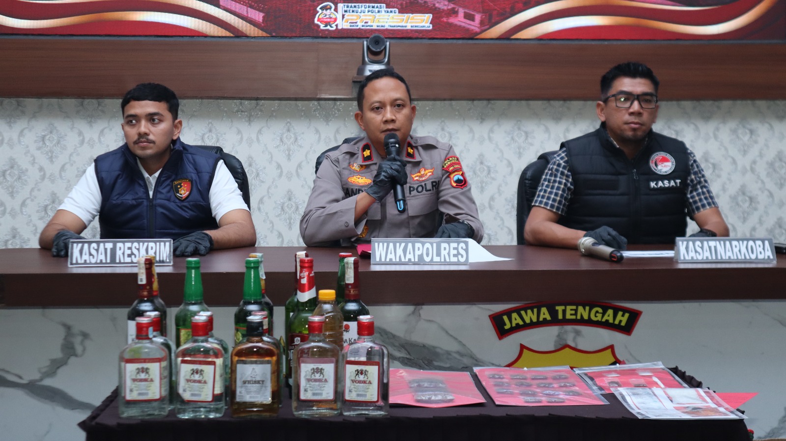 Operasi Pekat Candi II 2026, Polres Kebumen Amankan Tujuh Tersangka Kasus Narkoba