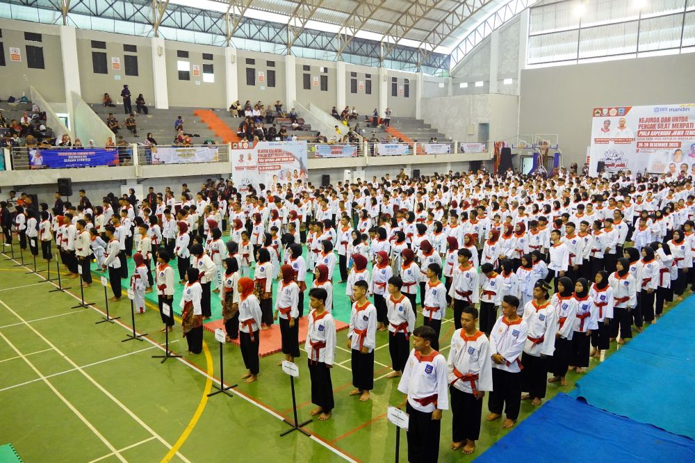 Ratusan Pesilat Merpati Putih Unjuk Kemampuan di Purbalingga, Kejurda Jadi Ajang Tempa Prestasi dan Mental
