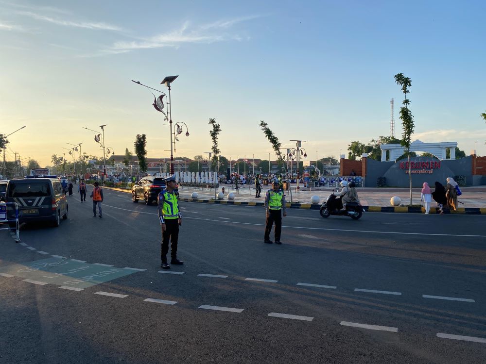 Polres Kebumen Kerahkan 178 Personel untuk Amankan Malam Takbir dan Salat Iduladha di Sejumlah Titik