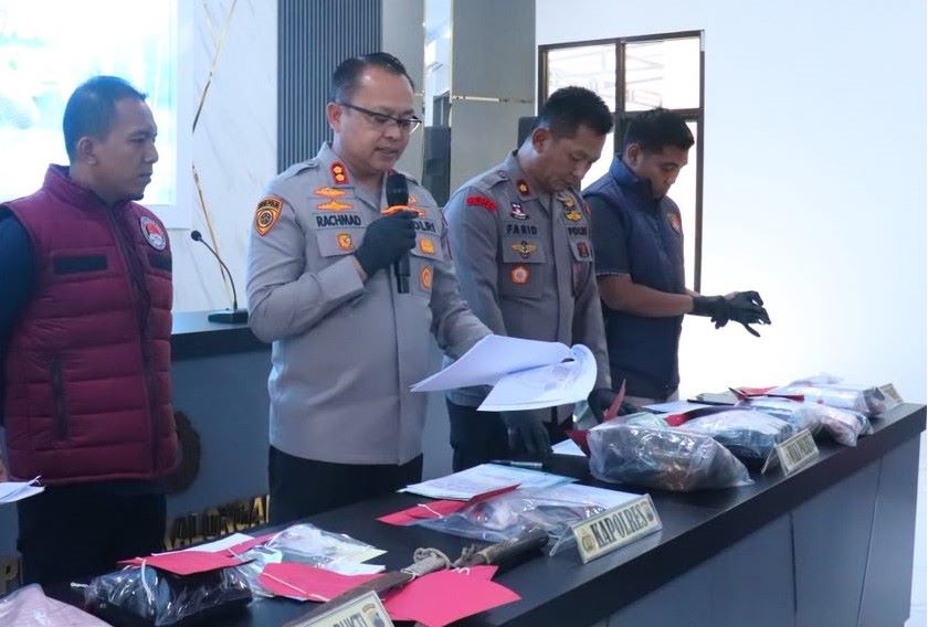 Polres Pekalongan Bongkar 16 Kasus Narkoba