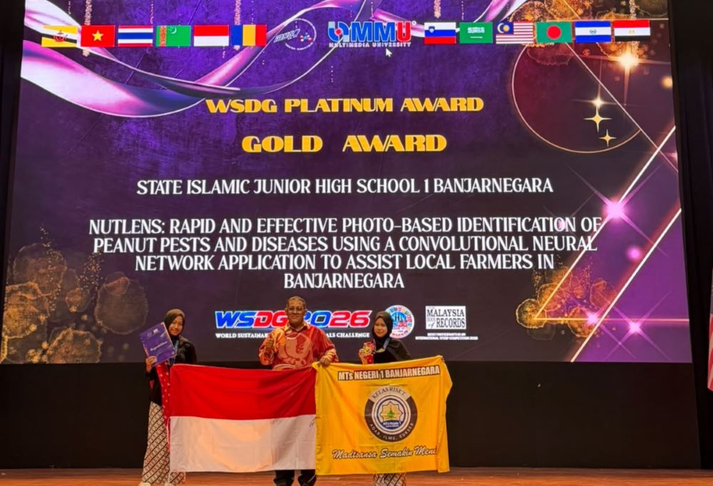 Tiga Tim MTsN 1 Banjarnegara Borong Penghargaan Internasional di WSDGC 2026