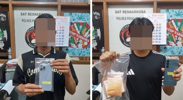 Polres Pekalongan Bongkar Peredaran Tembakau Sintetis di Wiradesa, Dua Pengedar Diamankan