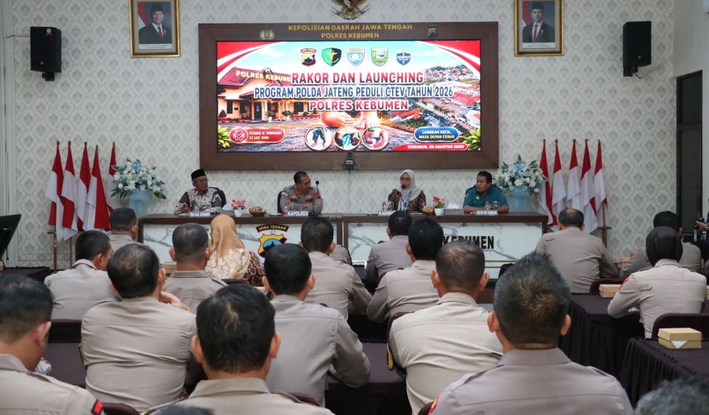 Polres Kebumen Luncurkan Program Peduli Kaki Pengkor, Bhabinkamtibmas Dimina Turun ke Desa