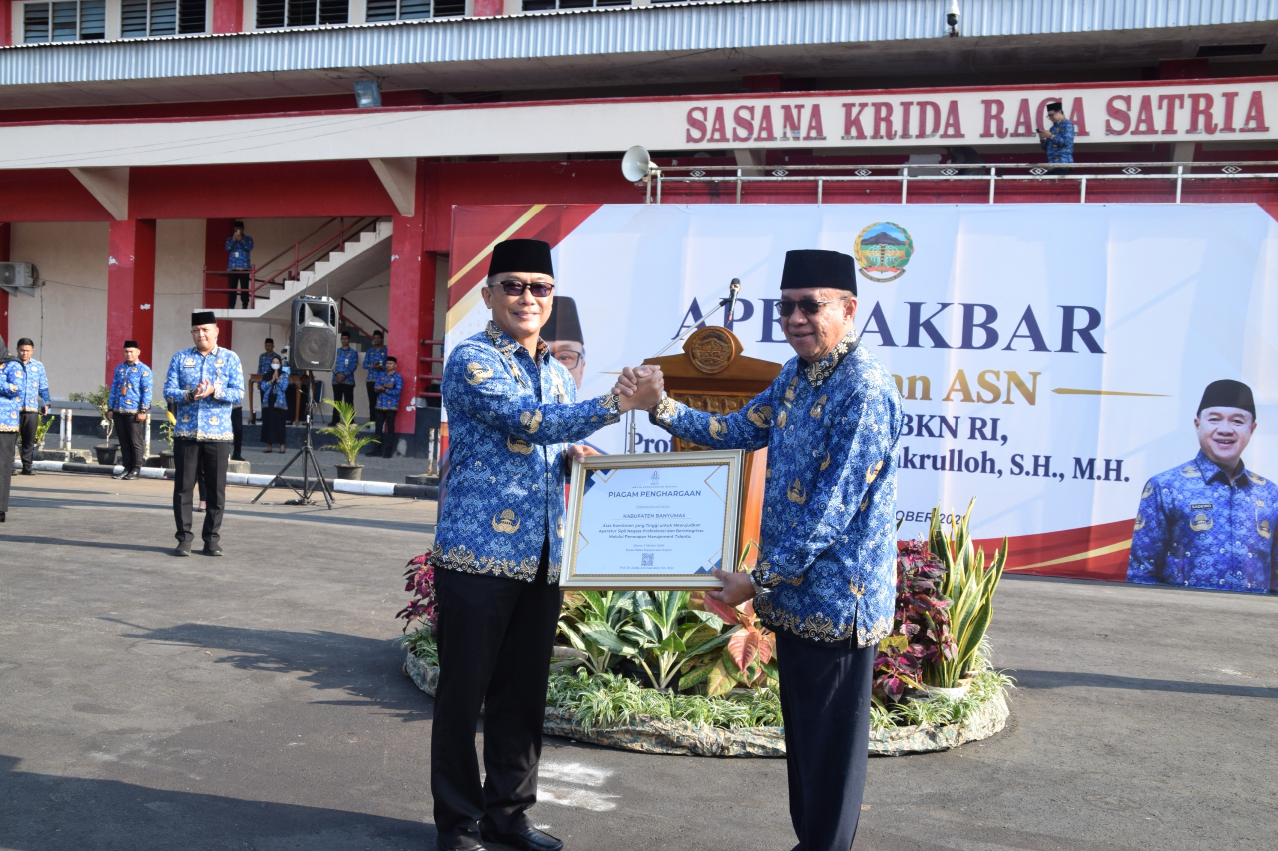Pemkab Banyumas Raih Penghargaan BKN, Promosi dan Mutasi ASN Bakal Berbasis Kinerja