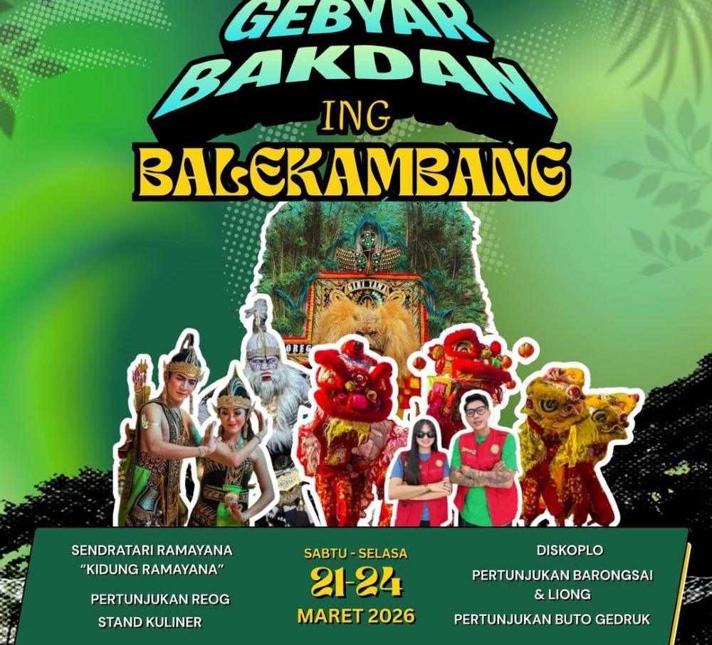 Surakarta Hadirkan “Gebyar Bakdan ing Balekambang 2026”, Sajikan Ragam Pertunjukan Seni Selama Libur Lebaran