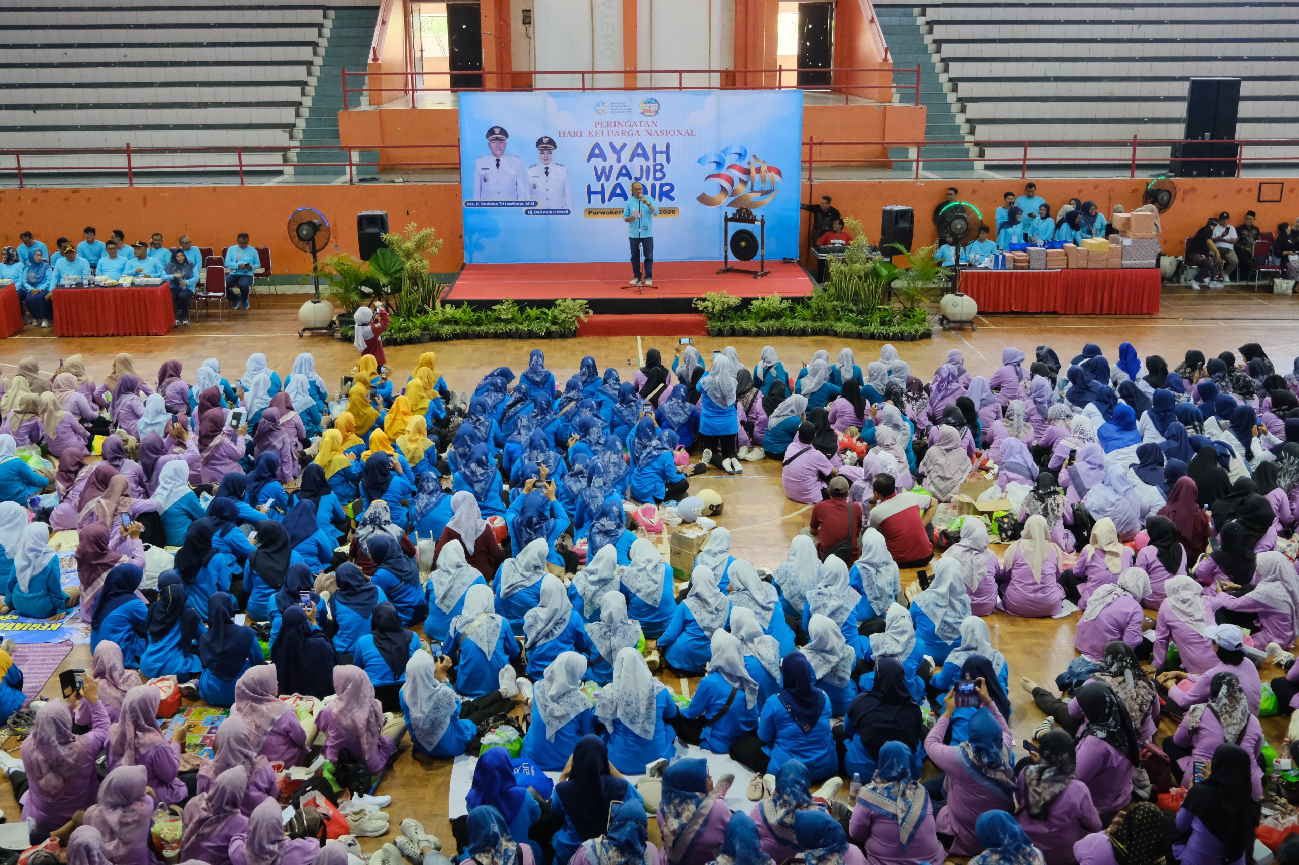 Bupati Sadewo Ajak Ayah Lebih Aktif Dampingi Anak di Peringatan Harganas Ke-33