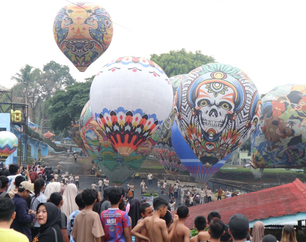 Owabong Purbalingga Diserbu Ribuan Pengunjung, Ada Balon Udara hingga Fun Run Bareng DJ