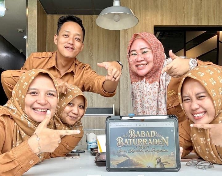 Kisah Baturraden Hidup Lewat AI, Siswa SMP Telkom Suguhkan Perspektif Baru