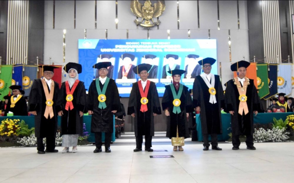 Unsoed Kukuhkan 5 Profesor Baru, Dorong Inovasi Hukum, Pertanian, dan Ekonomi Digital untuk Pembangunan Berkelanjutan