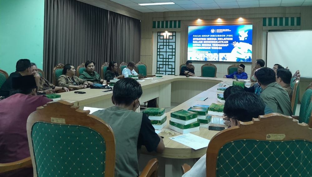 UIN Saizu Purwokerto Perkuat Hubungan dengan Media, Bahas Strategi Citra Kampus dan Tantangan AI di Dunia Jurnalistik