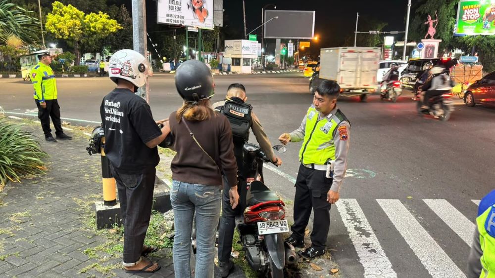 Razia Besar-besaran di Solo, 78 Motor Berknalpot Brong Disita dalam Operasi Tengah Malam