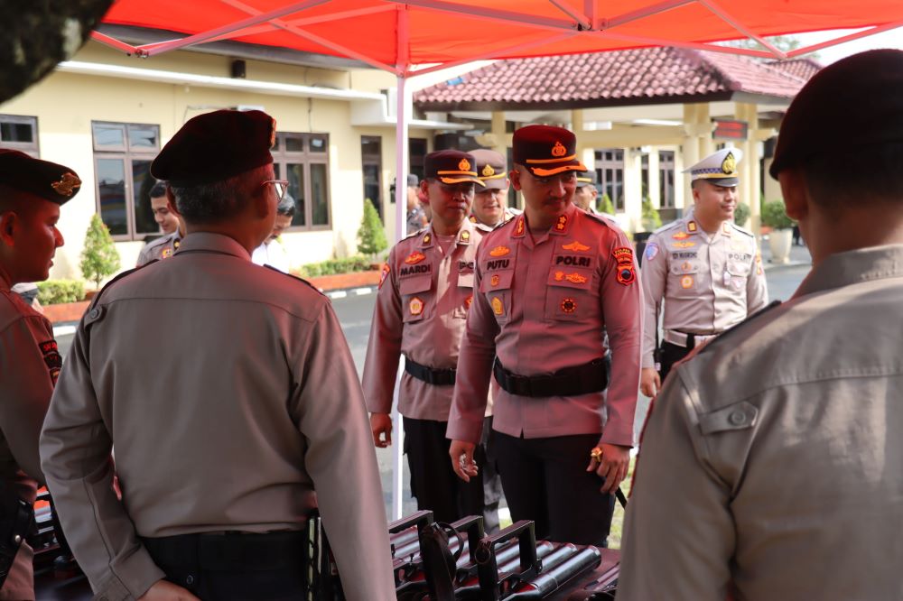Polres Kebumen Tingkatkan Kesiapan Jelang Hari Buruh, Ratusan Personel Disiagakan