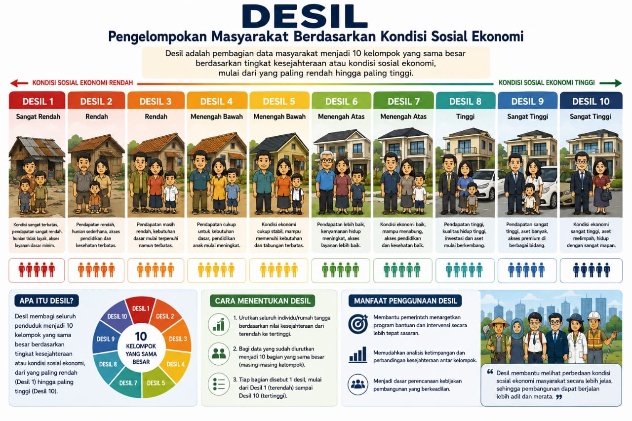 Desil Bukan Sekadar Angka, Ini Penentu Siapa yang Diprioritaskan dalam Program Pemerintah
