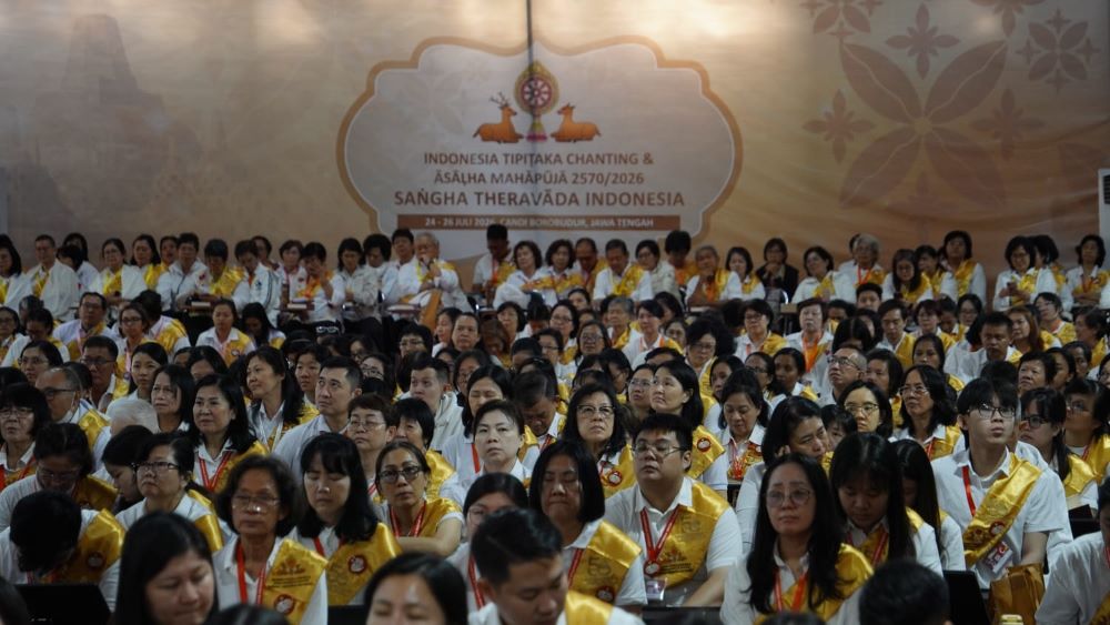 Indonesia Tipitaka Chanting 2026 di Borobudur Diikuti 2.045 Peserta