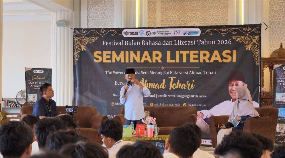 Festival Bulan Bahasa 2026 Al Irsyad Purwokerto, Hadirkan Ahmad Tohari hingga Lomba Empat Bahasa