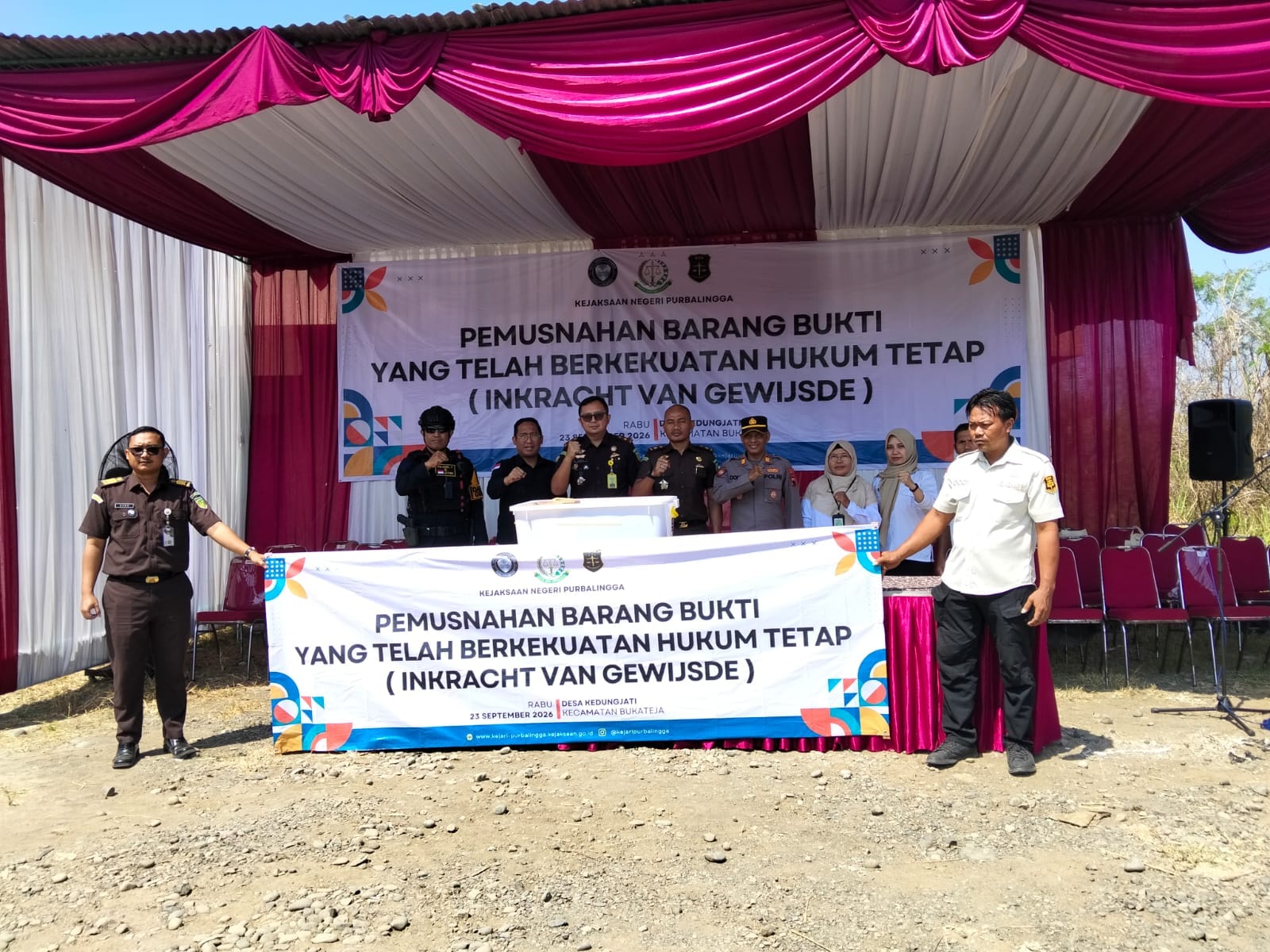 Gegana Turun Tangan, Kejari Purbalingga Musnahkan 30.700 Butir Petasan