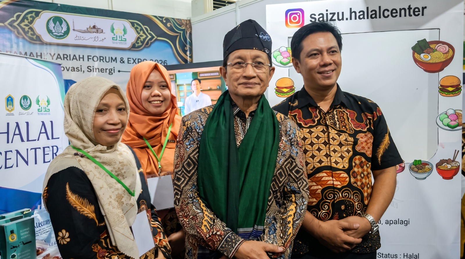 Inovasi Halal Center UIN Saizu Tarik Perhatian Menag di Expo Ekonomi Syariah Istiqlal