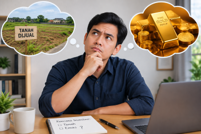 Investasi Tanah atau Emas, Mana yang Lebih Menguntungkan? Ini Kelebihan dan Risikonya