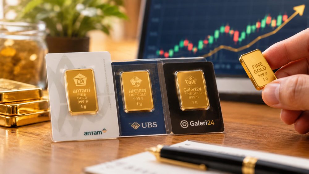 Harga Emas Hari Ini Minggu 27 September 2026: Antam Naik, UBS Turun