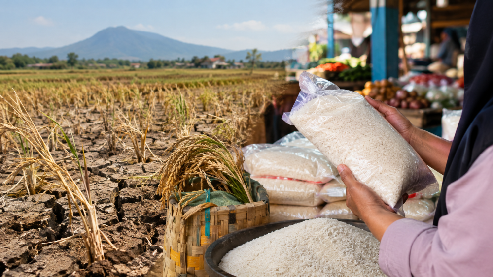 Kemarau, Harga Beras Naik, Belanja Dapur Makin Berat