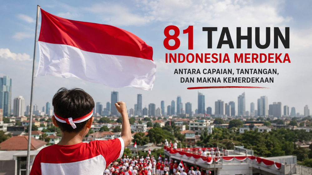 81 Tahun Indonesia Merdeka: Antara Capaian, Tantangan, dan Makna Kemerdekaan